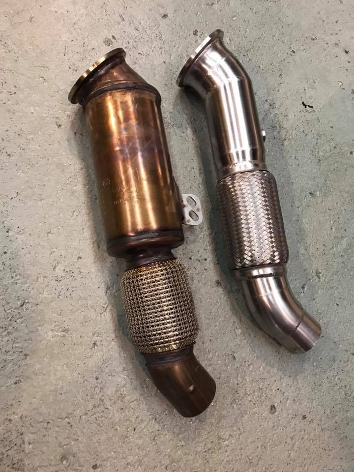 TMSS Downpipe Bmw B58 and Toyota Supra A90 101mm Downpipe